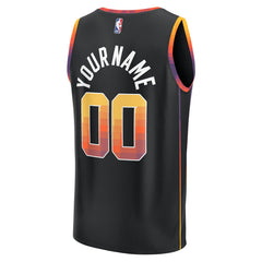 Phoenix Suns Fast Break Custom Replica Jersey - Black - Statement Edition