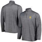 San Diego Padres Tommy Bahama Delray IslandZone Half-Zip Top Gray