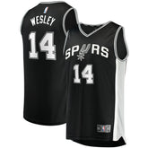Blake Wesley San Antonio Spurs Fast Break Replica Player Jersey - Icon Edition - Black