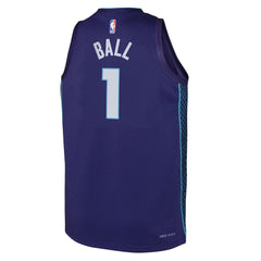 LaMelo Ball Charlotte Hornets Jordan Brand Youth Swingman Jersey - Statement Edition - Purple online