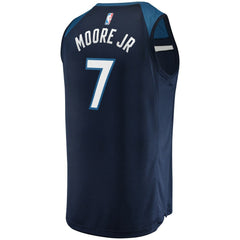 Wendell Moore Jr. Minnesota Timberwolves 2022 NBA Draft First Round Pick Fast Break Replica Player Jersey Icon - Edition - Navy