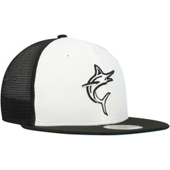 Miami Marlins 2023 On-Field Batting Practice 59FIFTY Fitted Hat White/Black | New Era