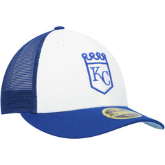 Kansas City Royals 2023 On-Field Batting Practice Low Profile 59FIFTY Fitted Hat Royal/White | New Era