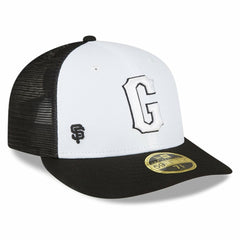 San Francisco Giants 2023 On-Field Batting Practice Low Profile 59FIFTY Fitted Hat White/Black | New Era