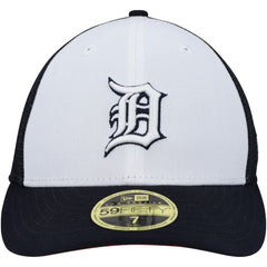 Detroit Tigers 2023 On-Field Batting Practice Low Profile 59FIFTY Fitted Hat White/Navy | New Era