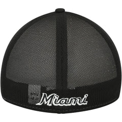 Miami Marlins 2023 On-Field Batting Practice 39THIRTY Flex Hat Black/White | New Era