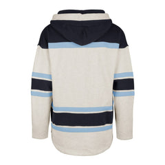 Seattle Kraken '47 Rockaway Lace-Up Pullover Hoodie Oatmeal
