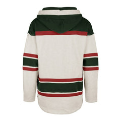 New Jersey Devils '47 Rockaway Lace-Up Pullover Hoodie Oatmeal
