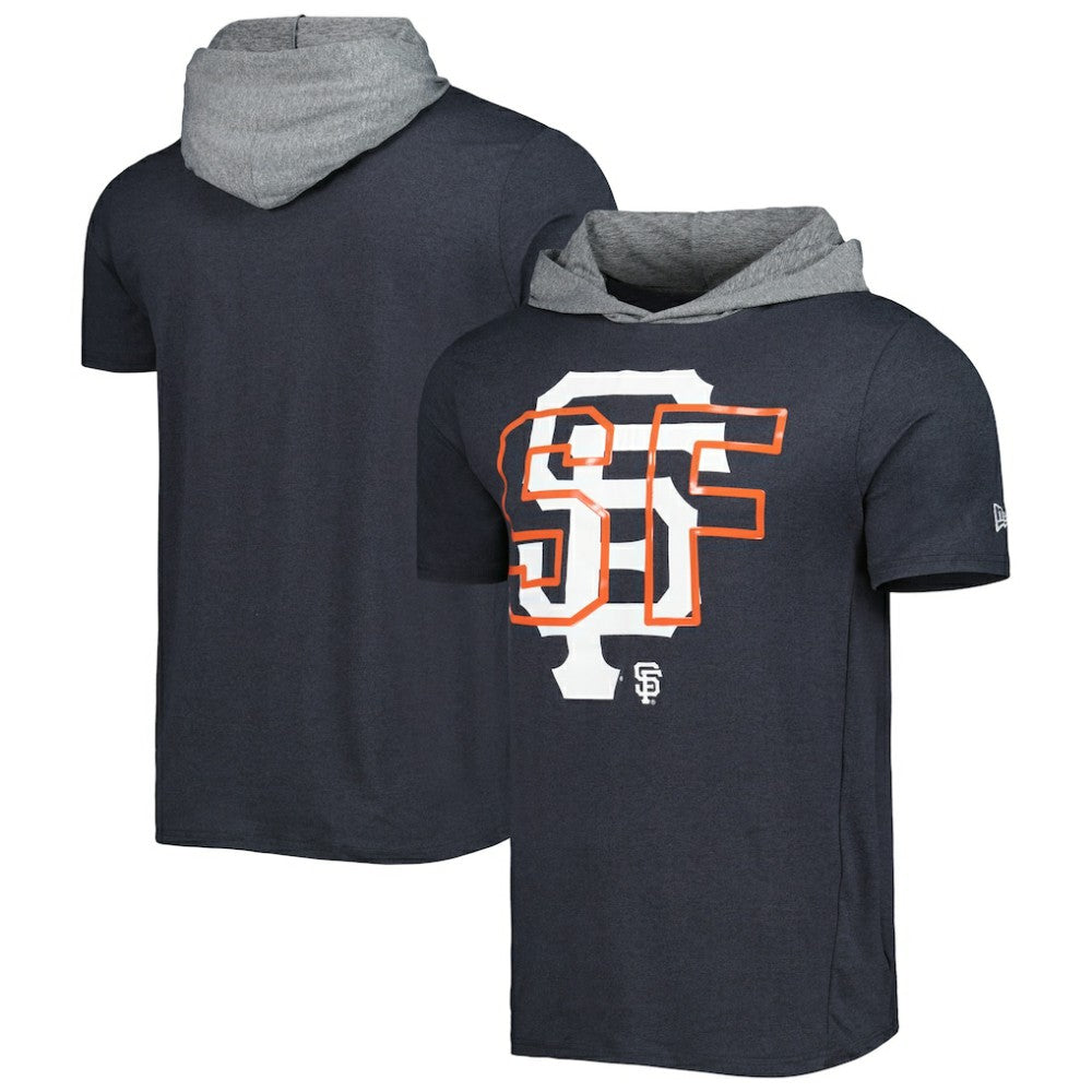 San Francisco Giants Team Hoodie T-Shirt Black | New Era