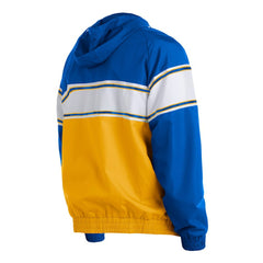 Milwaukee Brewers Ripstop Raglan Quarter-Zip Hoodie Royal | New Era
