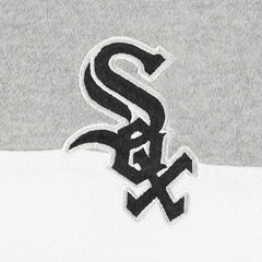 Chicago White Sox Women's Colorblock Full-Zip Hoodie Jacket Heather Black | New Era