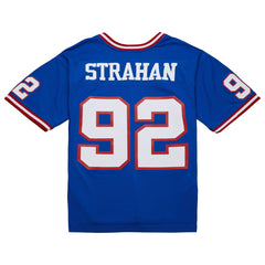 Michael Strahan New York Giants Big & Tall 1993 Retired Player Replica Jersey - Royal cheap
