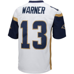 Kurt Warner Los Angeles Rams Big & Tall 2001 Retired Player Replica Jersey - White discount