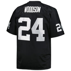 Charles Woodson Las Vegas Raiders Big & Tall 1998 Retired Player Replica Jersey - Black on sale