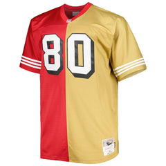 Jerry Rice San Francisco 49ers Big & Tall Split Legacy Retired Player Replica Jersey - Scarlet/Gold online