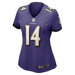 Kyle Hamilton Baltimore Ravens Women's Player Game Jersey - Purple