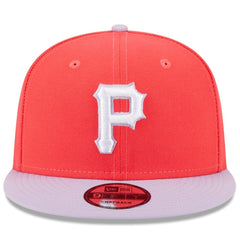 Pittsburgh Pirates Spring Basic Two-Tone 9FIFTY Snapback Hat Red/Purple | New Era