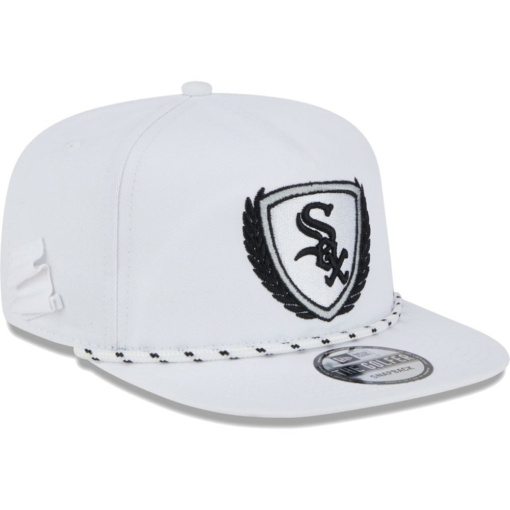 Chicago White Sox Golfer Tee 9FIFTY Snapback Hat White | New Era