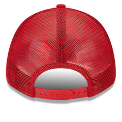 St. Louis Cardinals Team Stripe Trucker 9FORTY Snapback Hat White/Red | New Era