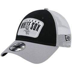 Chicago White Sox Two-Tone Patch 9FORTY Snapback Hat Black | New Era