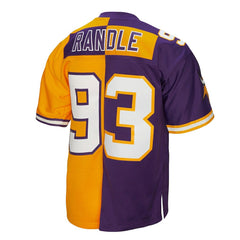 John Randle Minnesota Vikings 1998 Split Legacy Replica Jersey - Purple/Gold outlet