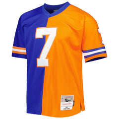 John Elway Denver Broncos 1990 Split Legacy Replica Jersey - Royal/Orange outlet