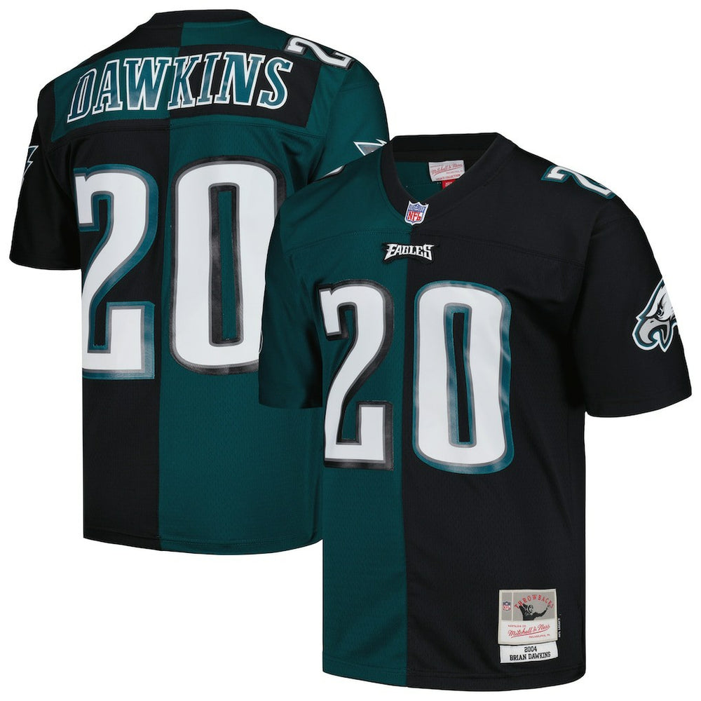 Brian Dawkins Philadelphia Eagles 2004 Split Legacy Replica Jersey - Midnight Green/Black for sale