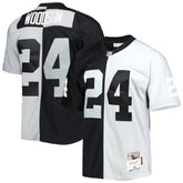 Charles Woodson Las Vegas Raiders 1998 Split Legacy Replica Jersey - Black/Silver on sale