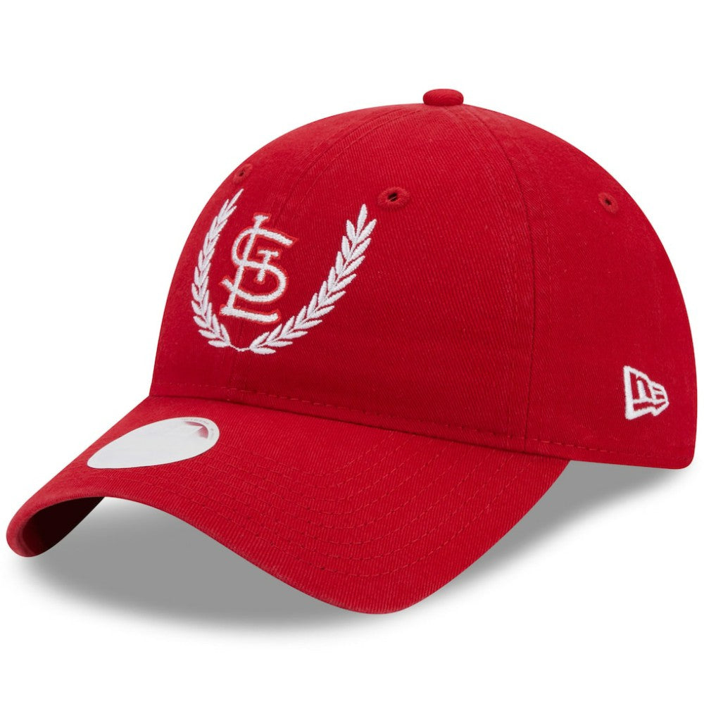 St. Louis Cardinals Women's Leaves 9TWENTY Adjustable Hat Red | New Era