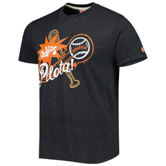 San Francisco Giants Homage Hyper Local Tri-Blend T-Shirt Charcoal