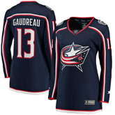 Johnny Gaudreau Columbus Blue Jackets Fanatics Women's Breakaway Player Jersey Navy