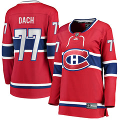 Kirby Dach Montreal Canadiens Fanatics Women's Home Breakaway Player Jersey Red