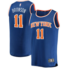 Jalen Brunson New York Knicks Fast Break Replica Jersey - Icon Edition - Blue