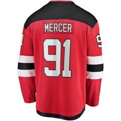 Dawson Mercer New Jersey Devils Fanatics Home Breakaway Jersey Red