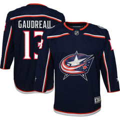 Johnny Gaudreau Columbus Blue Jackets Youth 2022/23 Premier Player Jersey Navy