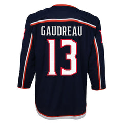 Johnny Gaudreau Columbus Blue Jackets Youth 2022/23 Premier Player Jersey Navy