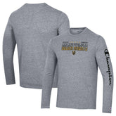 Vegas Golden Knights Champion Tri-Blend Long Sleeve T-Shirt Heather Gray