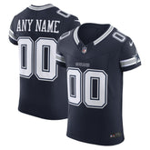 Dallas Cowboys Vapor F.U.S.E. Elite Custom Jersey - Navy