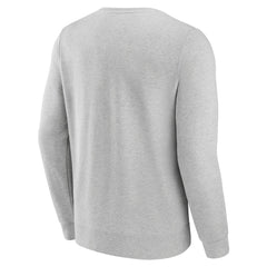 New York Mets Simplicity Pullover Sweatshirt Heather Gray