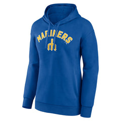 Seattle Mariners Women's Personalized Cooperstown Collection Winning Streak Pullover Hoodie Royal
