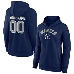 New York Yankees Women's Personalized Team Winning Streak Pullover Hoodie Navy