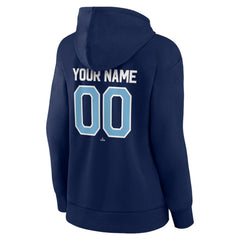 Tampa Bay Rays Women's Personalized Team Winning Streak Pullover Hoodie Navy