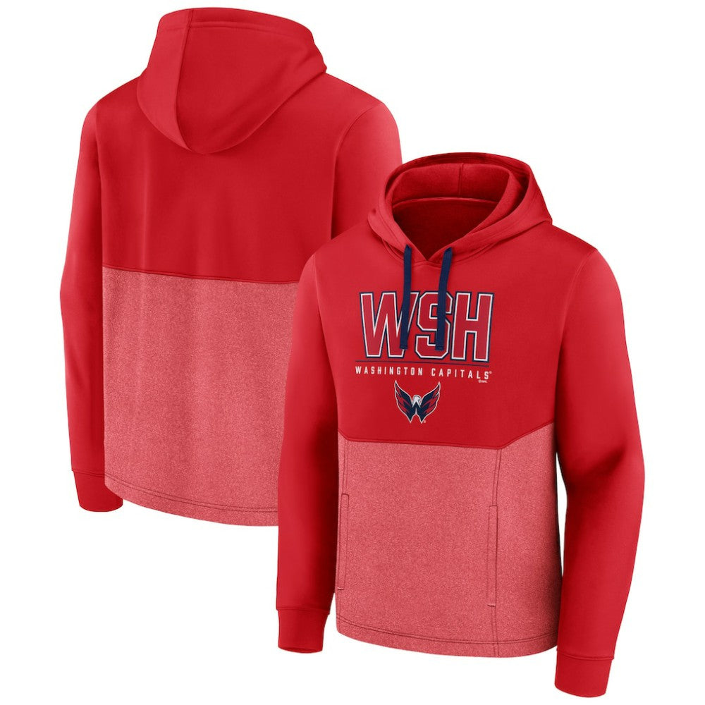 Washington Capitals Fanatics Successful Tri-Blend Pullover Hoodie Red