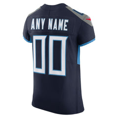 Tennessee Titans Vapor F.U.S.E. Elite Custom Jersey - Navy
