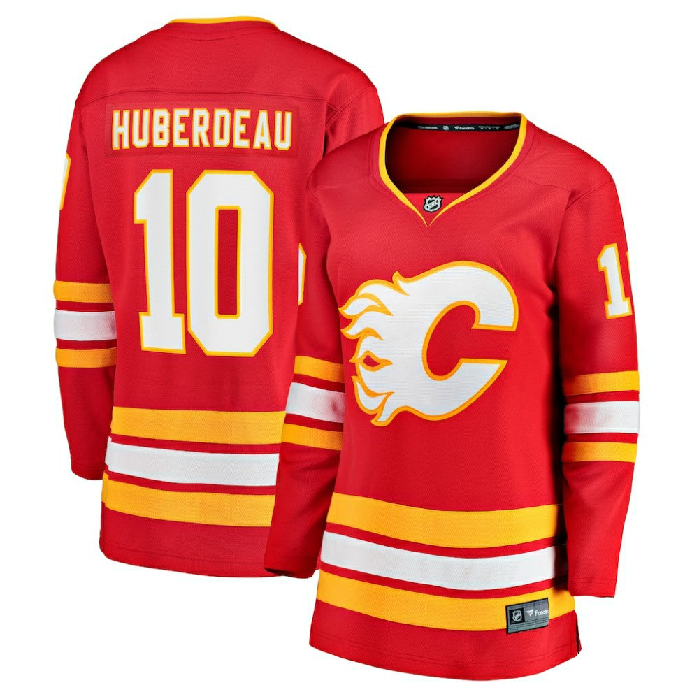 Jonathan Huberdeau Calgary Flames Fanatics Women's Home Breakaway Player Jersey Red