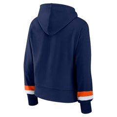 Houston Astros Women's Over Under Pullover Hoodie Navy