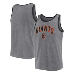 San Francisco Giants Primary Tank Top Heather Gray
