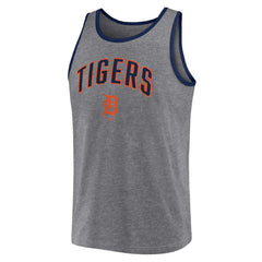 Detroit Tigers Primary Tank Top Heather Gray