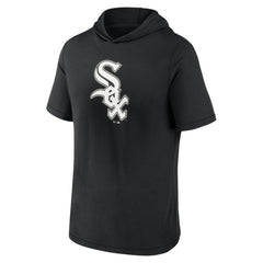 Chicago White Sox Short Sleeve Hoodie T-Shirt Black