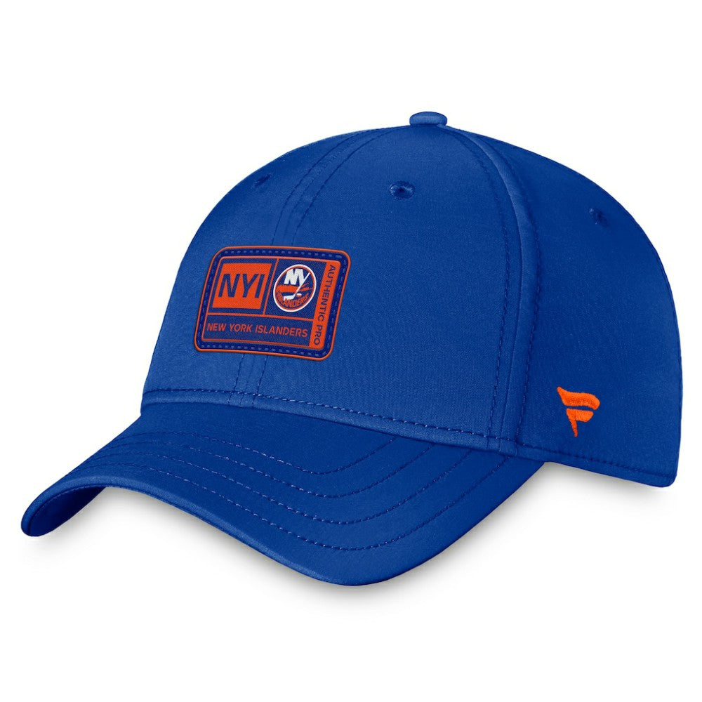 New York Islanders Fanatics Authentic Pro Training Camp Flex Hat – Royal